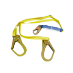Línea de vida con banda elástica y doble gancho LVB-2GG
