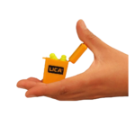 Tapón auditivo de cuatro aletas reusable con estuche