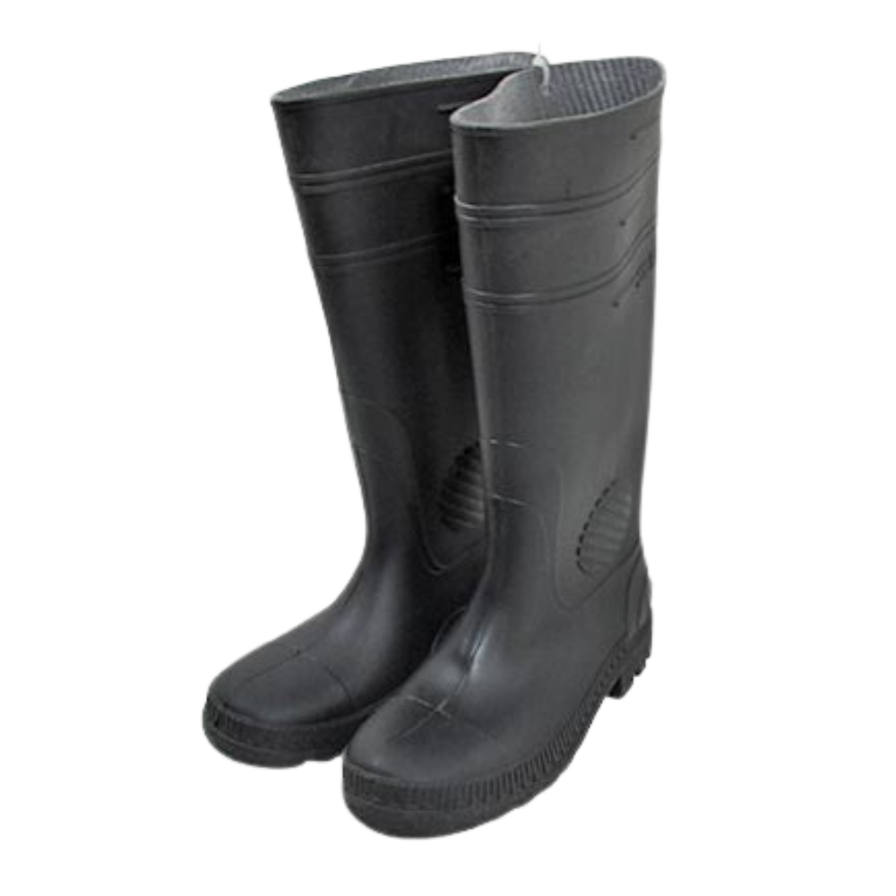 BOTA INDUSTRIAL DE PVC MOD WPL NEGRA